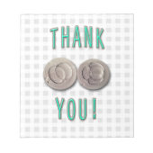 Vielen Dank, dass Sie selbst Einladungs-Embryonen Notizblock (Vorderseite)