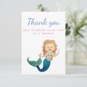 Vielen Dank, dass Sie sich als seltene Frau willko Dankeskarte (Stehend Vorderseite)