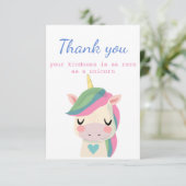 Vielen Dank, dass Sie sich als seltener Spaß gefre Dankeskarte (Stehend Vorderseite)