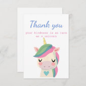 Vielen Dank, dass Sie sich als seltener Spaß gefre Dankeskarte (Vorne/Hinten)