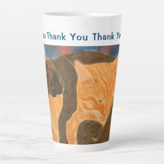 Vielen Dank, dass Sie sich bei der Mama bedanken Milchtasse