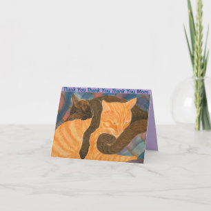 Vielen Dank, dass Sie sich bei Ihrer Mama bedanken Dankeskarte