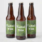 Vielen Dank, dass Sie sich für das Green Leaf Foto Bierflaschenetikett (Flaschen)