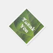 Vielen Dank, dass Sie sich für das Green Leaf Foto Serviette (Ecke)