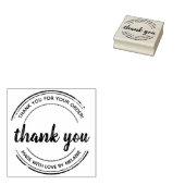 Vielen Dank, dass Sie sich für das Logo entschiede Gummistempel (Stempel)