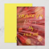 Vielen Dank, dass Sie sich für die Flachgrüßkarte  (Vorne/Hinten)