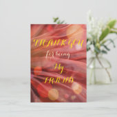 Vielen Dank, dass Sie sich für die Flachgrüßkarte  (Stehend Vorderseite)