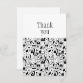 Vielen Dank, dass Sie sich für Spaß beim Hund inte Dankeskarte (Vorne/Hinten)