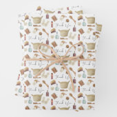 Vielen Dank, dass Sie sich selbst kümmern Papierbl Geschenkpapier Set (Beispiel)