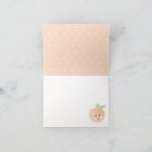 Vielen Dank, dass Sie so ein Pfirsich Dankeschön-K Dankeskarte (Innenseite)