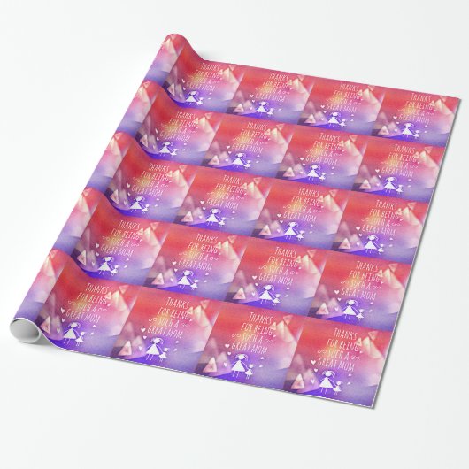 VIELEN DANK, DASS SIE SO EINE GROSSE MAMA SIND! GESCHENKPAPIER (Ungerollt)