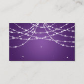 Vielen Dank, dass Sie Sparkling String Lila eingef Begleitkarte (Rückseite)