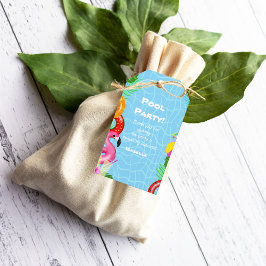 Vielen Dank, dass Sie Spaß Pool Party Schwimmen Ge Geschenkanhänger