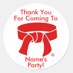 Vielen Dank, dass Sie Stickers Martial Arts Red Be