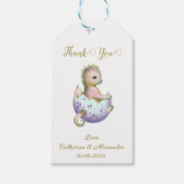 Vielen Dank, dass Sie Tag mit niedlichen Baby Dusc Geschenkanhänger