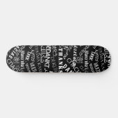Vielen Dank, dass Sie Text Skateboard Multi Langua (Horizontal)