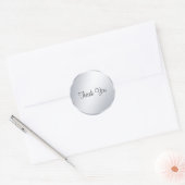 Vielen Dank, dass Sie Text Template Handwriting Mo Runder Aufkleber (Umschlag)