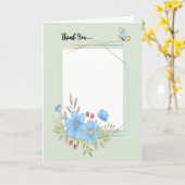 Vielen Dank, dass Sie zu Open House Add Foto gekom Karte (Gelbe Blume)