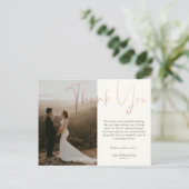 Vielen Dank, dass Sie zu unserer Postkarte für die (Stehend Vorderseite)