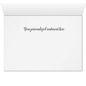 Vielen Dank, Design mit Beautiful Lila Iris (Innenansicht Horizontal (Unten))