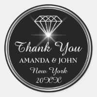 Vielen Dank Diamond Name Wedding Bridal Sweet16.