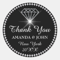 Vielen Dank Diamond Name Wedding Bridal Sweet16.