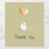 Vielen Dank - die Coronavirus Edition Weinetikett (Einzelnes Label)