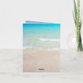 Vielen Dank, die Faltkarte für den Blumenstrauß Karte (Rückseite)