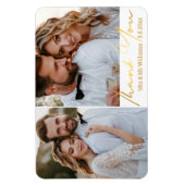 Vielen Dank, die handgeschriebene Hochzeitssammlun Magnet (Vertikal)