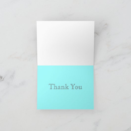 Vielen Dank, die Karten blau (Innenseite)