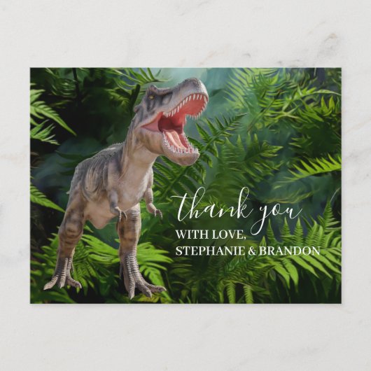 Vielen Dank Dinosaur Dungle Jurassic World Postcar Postkarte (Vorderseite)