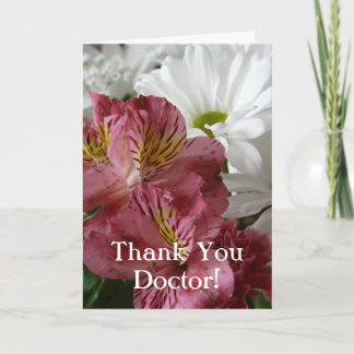 Vielen Dank, Doctor-Hübsche Blüte/Personalize Dankeskarte