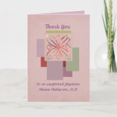 Vielen Dank Doktor Arzt Mediziner Beruflich Karte (Vorderseite)