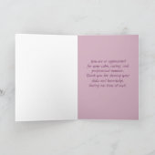 Vielen Dank Doktor Arzt Mediziner Beruflich Karte (Innenseite)