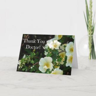 Vielen Dank, Doktor-Hübsch Gelbe Blüte Dankeskarte