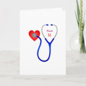 Vielen Dank Doktor Karte (Vorderseite)