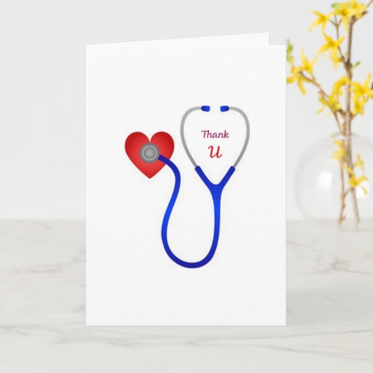 Vielen Dank Doktor Karte (Gelbe Blume)