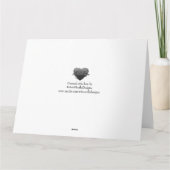 Vielen Dank Dr. Pink Rose Bouquet in Basket Dankeskarte (Rückseite)