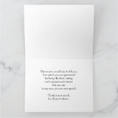 Vielen Dank Dr. Pink Rose Bouquet in Basket Dankeskarte (Innenseite)