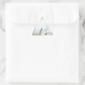 Vielen Dank Dreieckiger Aufkleber (Tasche)