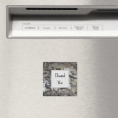 Vielen Dank Driftwood Pattern Foto Beach Nature Magnet (In Situ (Geschirrspüler))