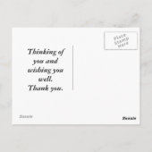 Vielen Dank, DSCF7047 Postkarte (Rückseite)
