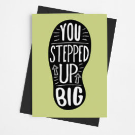 Vielen Dank - Du bist groß geworden! Danke, C Dankeskarte