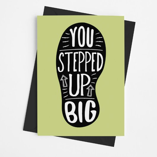 Vielen Dank - Du bist groß geworden! Danke, C Dankeskarte