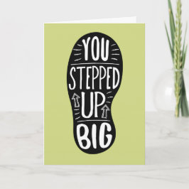 Vielen Dank - Du bist groß geworden! Dankeskarte