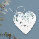 Vielen Dank Dusty Eukalyptus Gastgeschenk Hochzeit Geschenkanhänger<br><div class="desc">Eukalyptus bevorzugt Tags mit Aquarellfarben-Blätter und eleganter Kalligraphie. Das botanische Design ist schön mit Blättern und Grünpflanzen in staubigen, blauen Grüntönen gestaltet. Die Vorlage ist für Sie bereit, um mit 2 Textzeilen für den Anzug, wie Braut- und Bräutigam-Namen und Hochzeitstag, zu personalisieren. Alternativ können Sie sich auch für einen beliebigen...</div>