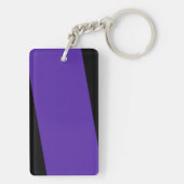 Vielen Dank Eggplant Lila Einfache Minimalistische Schlüsselanhänger (Rückseite)