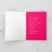 Vielen Dank Ehefrau Grüße Karten (Innenseite)