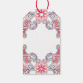 Vielen Dank, ein Geschenktag mit boho vibes Geschenkanhänger (Rückseite)