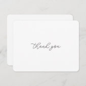 Vielen Dank einfach Dankeskarte (Vorne/Hinten)